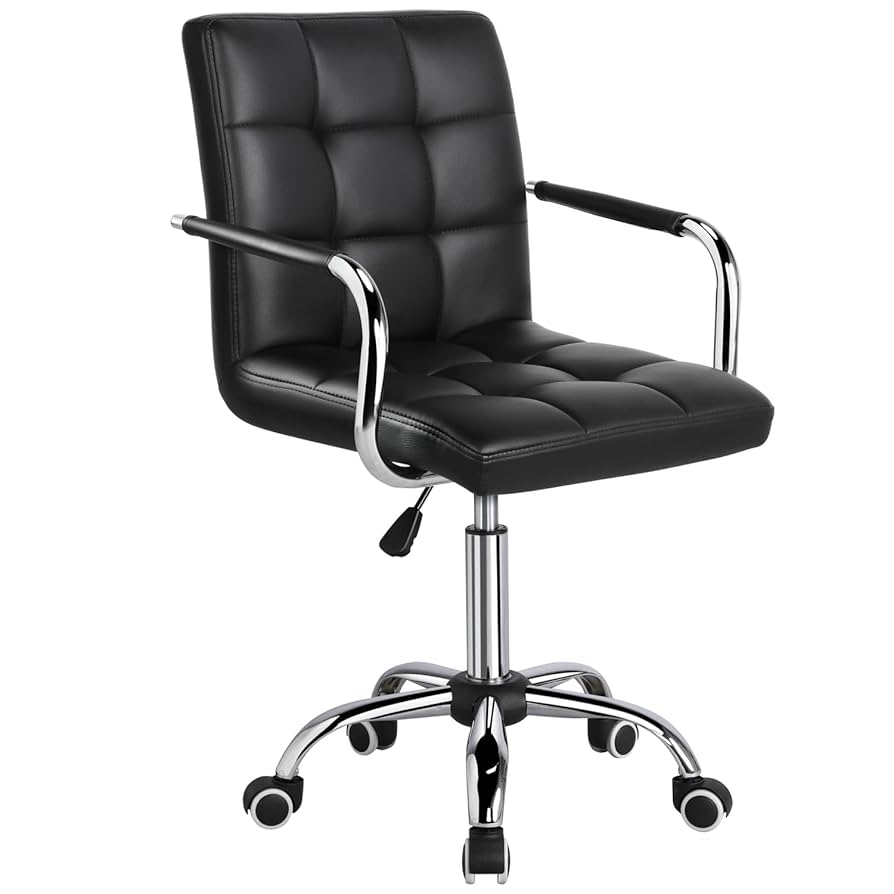 Amazon.com: Yaheetech Desk Chair - Office Chair with Arms